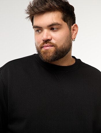 Sweat à col rond uni