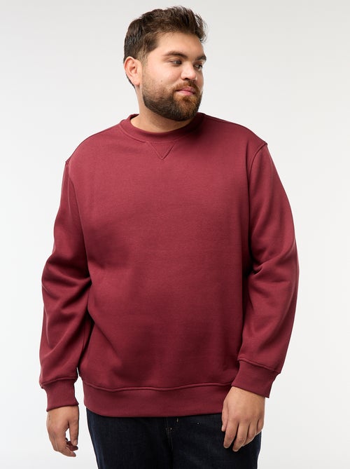 Sweat à col rond uni - Kiabi