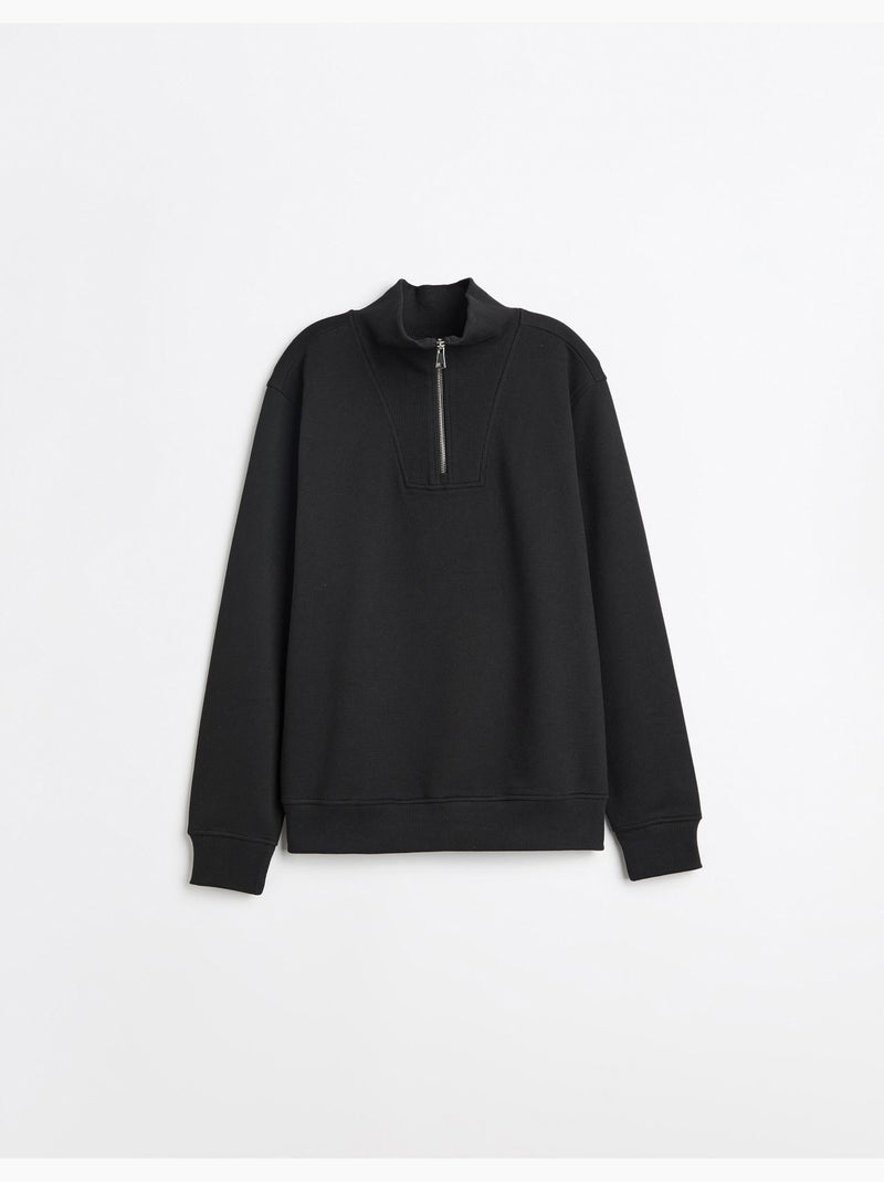Sweat à col roulé, mo fashion Noir - Kiabi