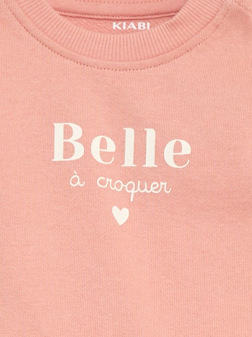 Sweat à manches longues avec imprimé - Kiabi