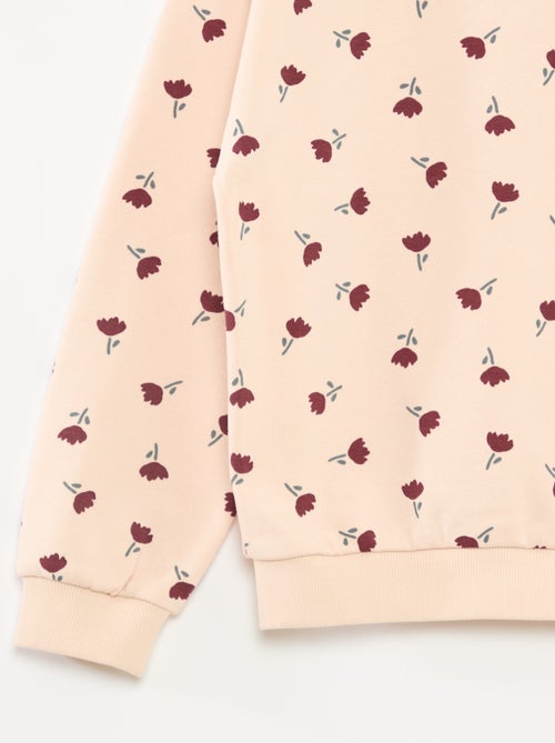 Sweat à manches longues avec imprimé - Kiabi