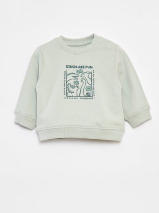 Sweat à manches longues avec print