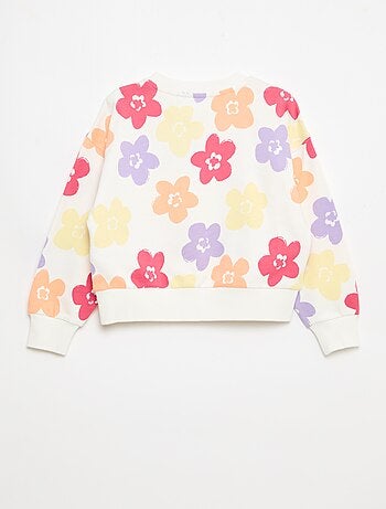 Sweat à motif et col rond