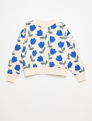 Sweat à motif et col rond