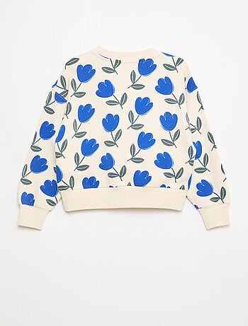 Sweat à motif et col rond