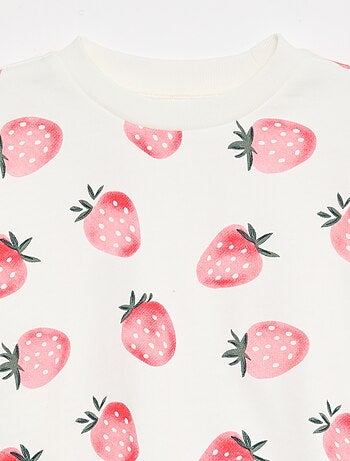 Sweat à motif et col rond