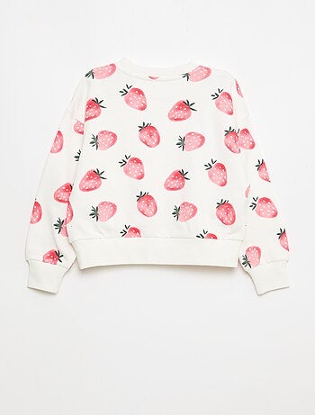 Sweat à motif et col rond