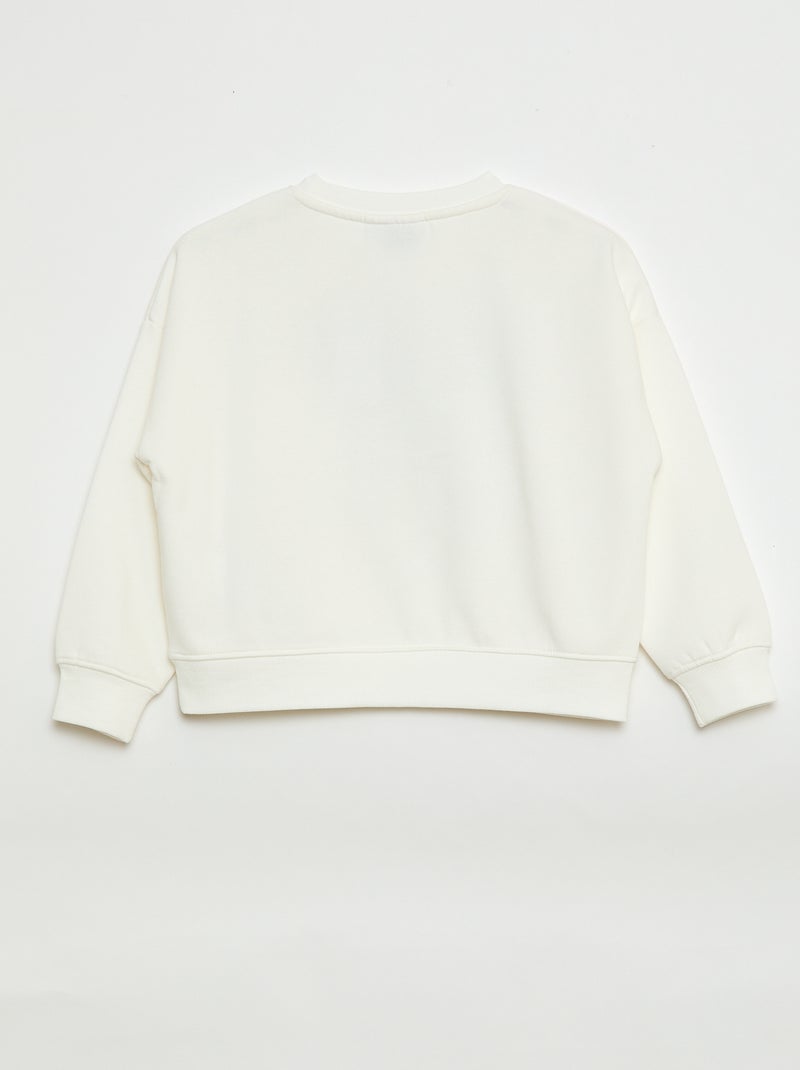 Sweat 'Angel' 'Disney' Blanc - Kiabi