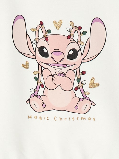 Sweat animé fantaisie 'Disney' 'Angel' en coton - Kiabi