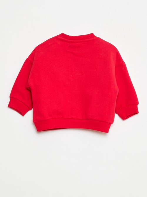 Sweat animé fantaisie 'Disney' 'Marie' en coton - Kiabi