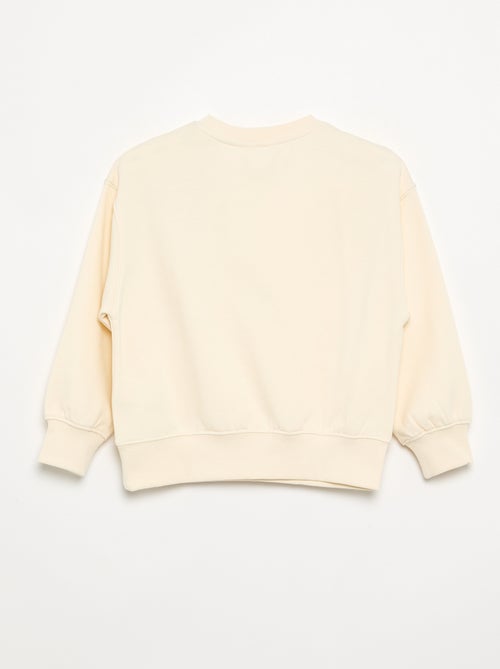 Sweat avec animations 'fleurs' en 3 dimensions - Kiabi Sweat avec animations 'fleurs' en 3 dimensions - Kiabi
