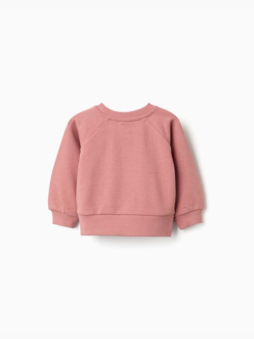 Sweat avec imprimé floral en relief - Kiabi