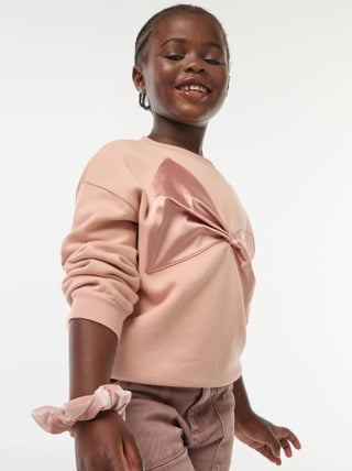 Sweat avec nœud en satin