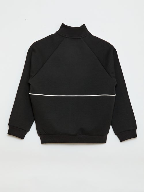 Sweat avec ouverture zippée - Kiabi Sweat avec ouverture zippée - Kiabi