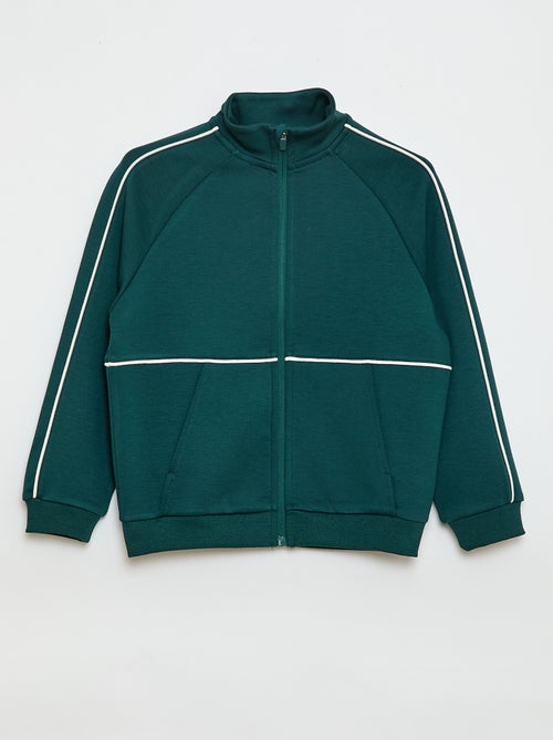 Sweat avec ouverture zippée - Kiabi Sweat avec ouverture zippée - Kiabi