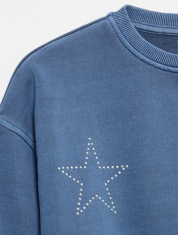 Sweat avec strass
