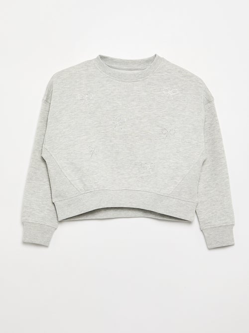 Sweat avec strass - Kiabi Sweat avec strass - Kiabi