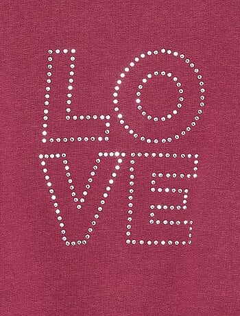Sweat avec strass