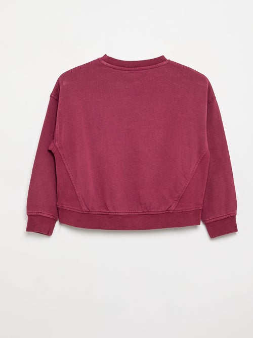Sweat avec strass - Kiabi
