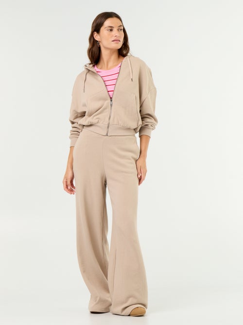 Sweat basique en molleton léger - Kiabi
