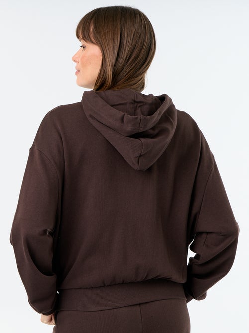 Sweat basique en molleton léger - Kiabi