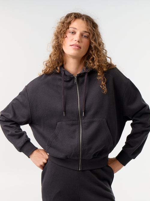 Sweat basique en molleton léger - Kiabi