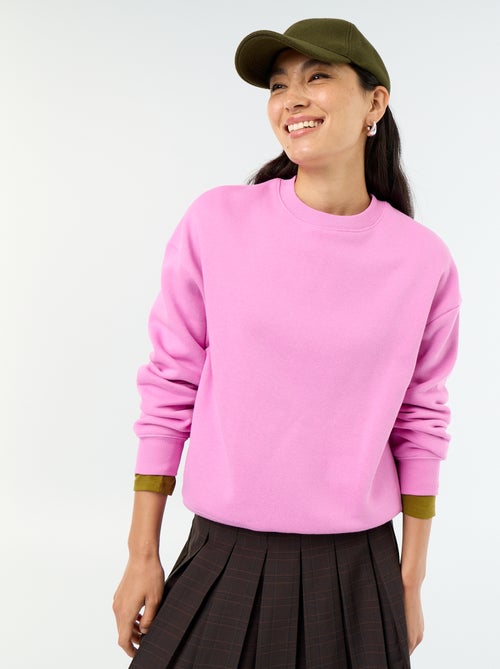 Sweat basique en molleton - Kiabi