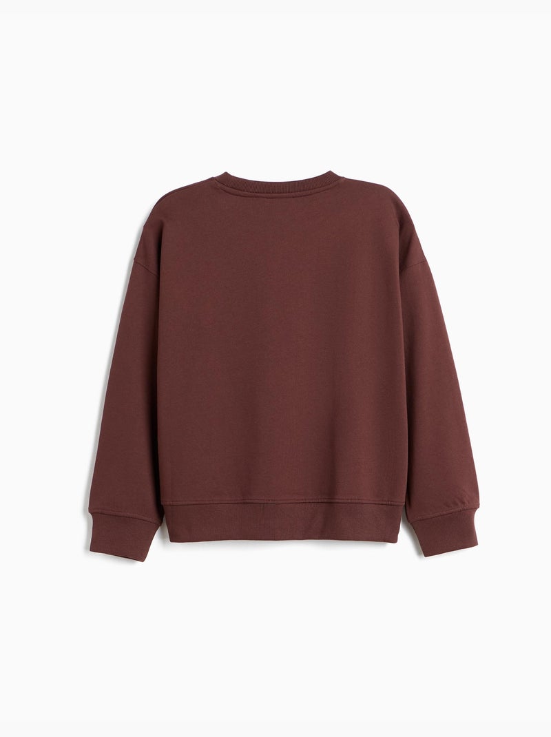 Sweat brossé « cinnamoroll », mo fashion Marron - Kiabi