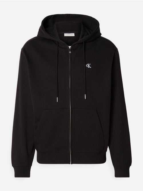 Sweat Calvin Klein zippé à capuche - Kiabi Sweat Calvin Klein zippé à capuche - Kiabi