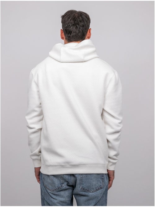 Sweat capuche maille gaufrée uni werone - Kiabi Sweat capuche maille gaufrée uni werone - Kiabi