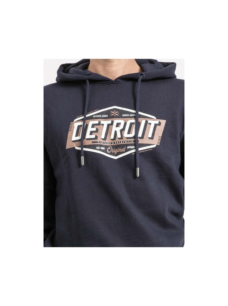 Sweat capuche waltornado Bleu marine - Kiabi