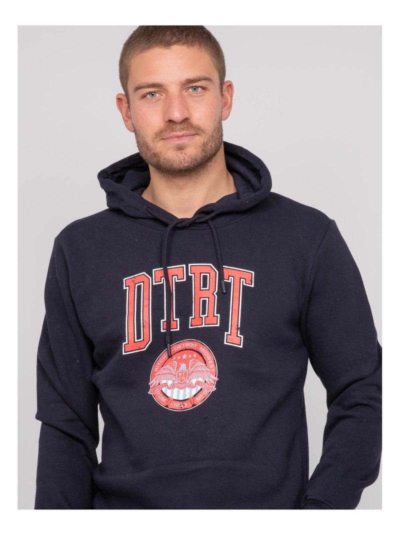 Sweat capuche wolfige Bleu marine - Kiabi
