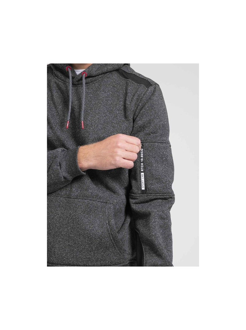 Sweat capuche wopilo gris anthracite - Kiabi