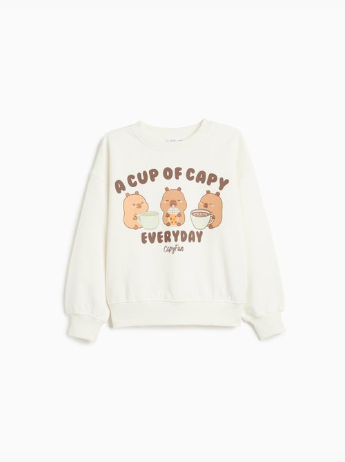 Sweat 'capybara'©capyfun, mo fashion - Kiabi