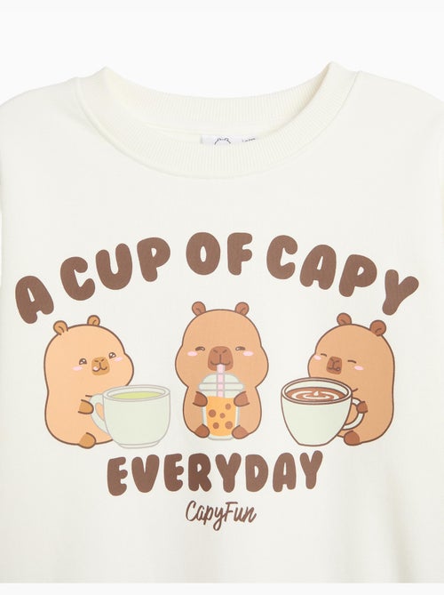 Sweat 'capybara'©capyfun, mo fashion - Kiabi