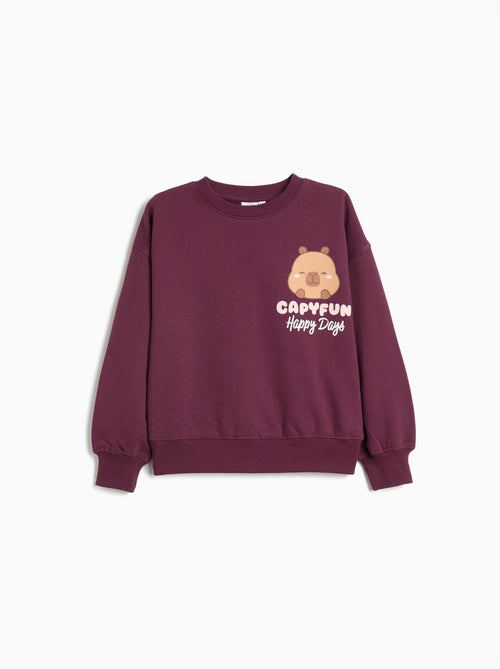 Sweat 'capybara'©capyfun, mo fashion - Kiabi Sweat 'capybara'©capyfun, mo fashion - Kiabi