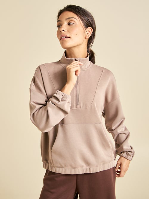 Sweat col camionneur - ekstract - Kiabi Sweat col camionneur - ekstract - Kiabi