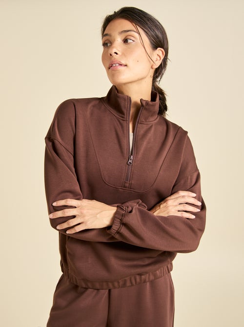 Sweat col camionneur - ekstract - Kiabi Sweat col camionneur - ekstract - Kiabi