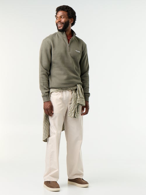 Sweat col camionneur - Kiabi