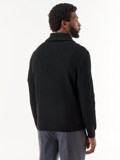 Sweat col camionneur zippé - Kiabi