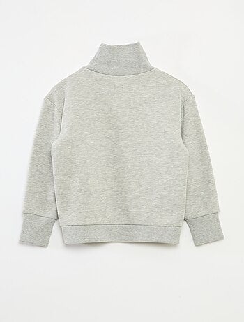 Sweat col montant loose en polaire