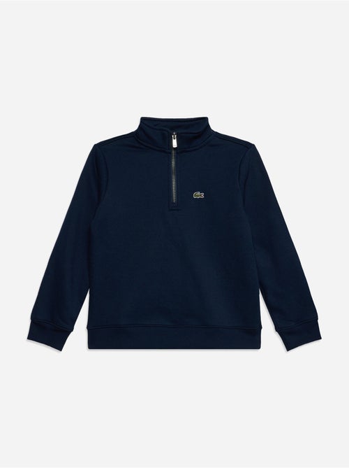 Sweat col montant zippé - lacoste - Kiabi