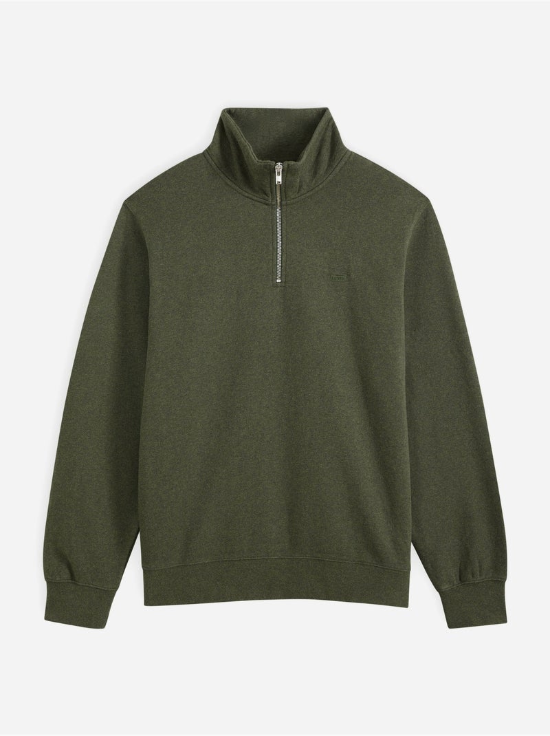 Sweat col montant zippé - levi's Vert - Kiabi