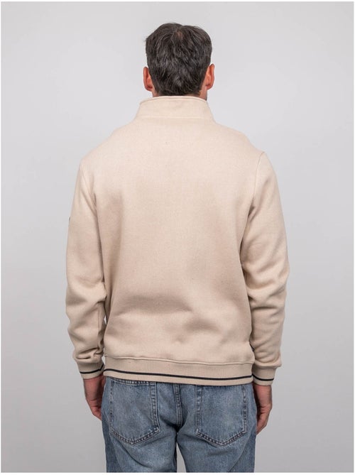 Sweat col montant zippé wirubon - Kiabi Sweat col montant zippé wirubon - Kiabi