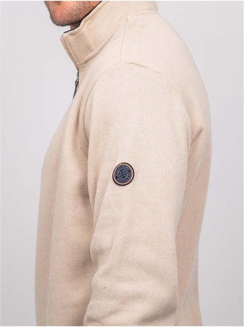Sweat col montant zippé wirubon - Kiabi Sweat col montant zippé wirubon - Kiabi