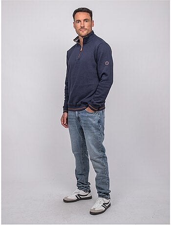 Sweat col montant zippé wirubon