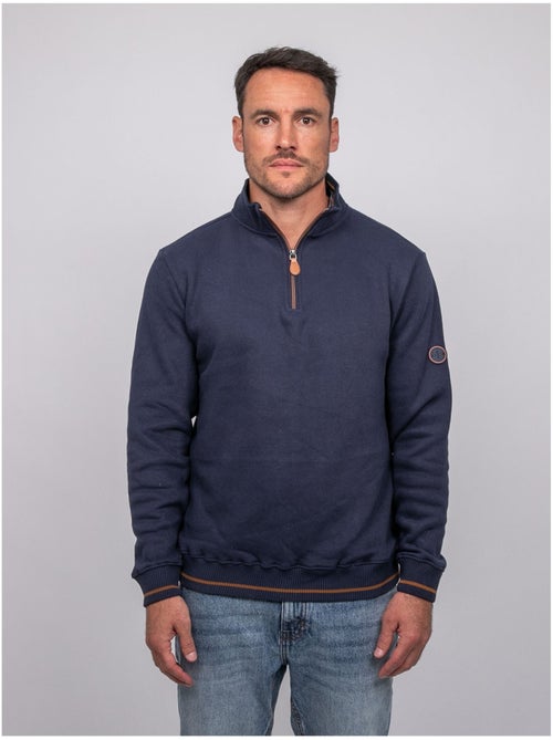 Sweat col montant zippé wirubon - Kiabi Sweat col montant zippé wirubon - Kiabi