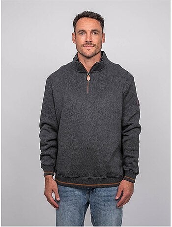 Sweat col montant zippé wirubon