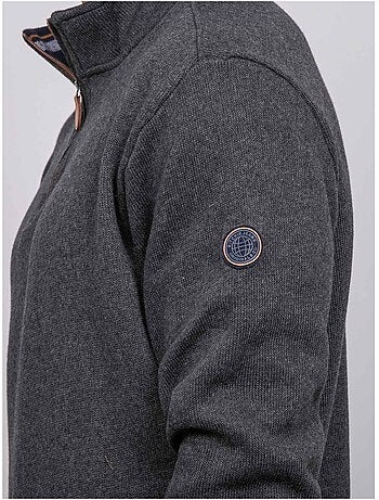 Sweat col montant zippé wirubon