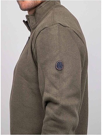 Sweat col montant zippé wirubon